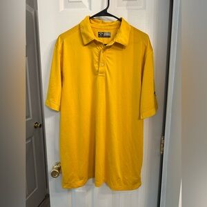 Callaway Men’s Large Yellow Polo Golf Shirt Opti-Dri